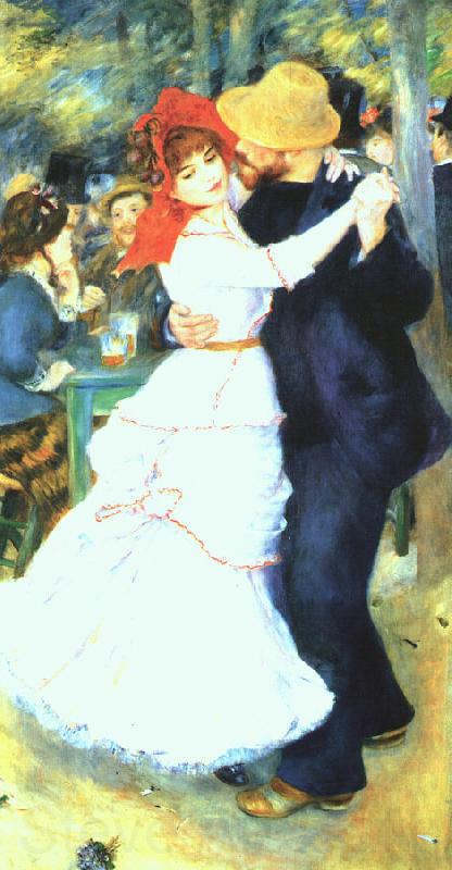 Pierre Renoir Dancing at La Bougival Spain oil painting art